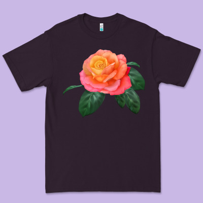 Chicago Peace Rose Premium Tee Designed By Lillyallendesigns