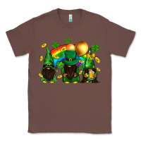 Chestnut St. Patrick's afro gnomies with rainbow Classic Tee - BundleAndBundleShop