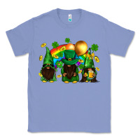 Colony Blue St. Patrick's afro gnomies with rainbow Classic Tee - BundleAndBundleShop