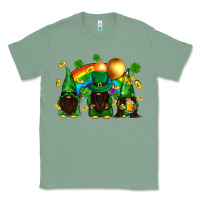 Sage St. Patrick's afro gnomies with rainbow Classic Tee - BundleAndBundleShop