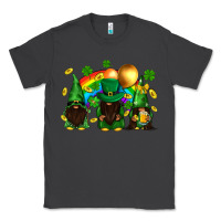 Smoke St. Patrick's afro gnomies with rainbow Classic Tee - BundleAndBundleShop