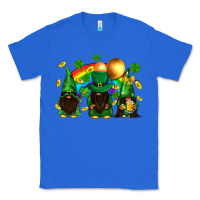 True Royal St. Patrick's afro gnomies with rainbow Classic Tee - BundleAndBundleShop