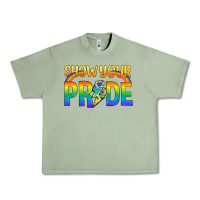 Oil Green Lgbtq Show Your Pride With Rainbow Urban Heavy Tee - BundleAndBundleShop