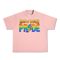 Salmon Lgbtq Show Your Pride With Rainbow Urban Heavy Tee - BundleAndBundleShop