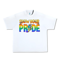 White Lgbtq Show Your Pride With Rainbow Urban Heavy Tee - BundleAndBundleShop