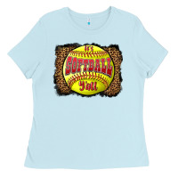 Baby Blue it's softball y'all Ladies Tee - LillyAllenDesigns