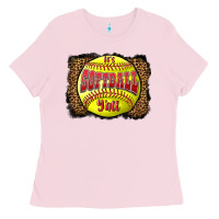 Bubblegum Pink it's softball y'all Ladies Tee - LillyAllenDesigns