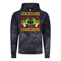 Cloud Black christmas grinch heart hands Vintage Hoodie - MaliasSmallBusiness
