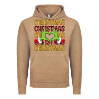 Vintage Coffee christmas grinch heart hands Vintage Hoodie - MaliasSmallBusiness