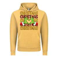 Vintage Mustard christmas grinch heart hands Vintage Hoodie - MaliasSmallBusiness
