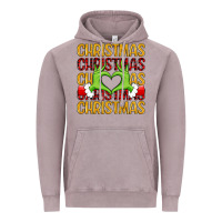 Vintage Zinc christmas grinch heart hands Vintage Hoodie - MaliasSmallBusiness