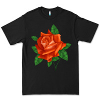Black tropicana rose Premium Tee - LillyAllenDesigns
