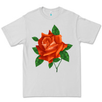 Dove Grey tropicana rose Premium Tee - LillyAllenDesigns
