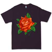Plum tropicana rose Premium Tee - LillyAllenDesigns