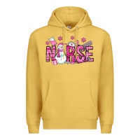 Antique Gold nurse pink christmas Premium Hoodie - OliviaCreatesArt