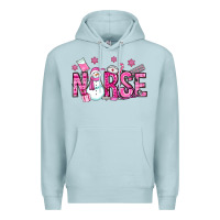 Blue Mist nurse pink christmas Premium Hoodie - OliviaCreatesArt