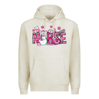 Oatmeal Heather nurse pink christmas Premium Hoodie - OliviaCreatesArt