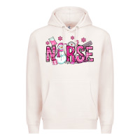 Pale Pink nurse pink christmas Premium Hoodie - OliviaCreatesArt