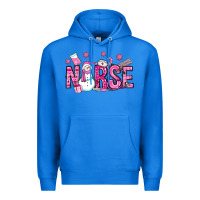 True Royal nurse pink christmas Premium Hoodie - OliviaCreatesArt