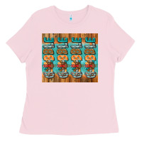 Bubblegum Pink gobble gobble gobble Ladies Tee - Jasminsmagicworld