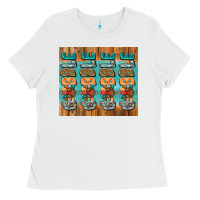 White gobble gobble gobble Ladies Tee - Jasminsmagicworld