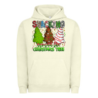 Pigment Pistachio Snacking Around The Christmas Tree Urban Hoodie - CowhideDigitalArt