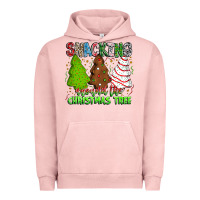 Pigment Salmon Snacking Around The Christmas Tree Urban Hoodie - CowhideDigitalArt
