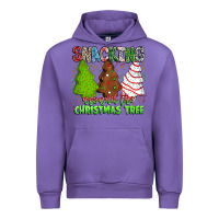 Tulip Snacking Around The Christmas Tree Urban Hoodie - CowhideDigitalArt