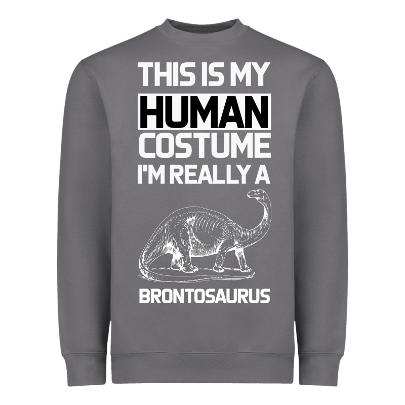 This Is My Human Costume Im Really A Brachiosaurus Heavyweight Sweatshirt by Bettercallsaul | Teevron