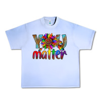 Grape Ice Lgbtq You Matter With Leopard Urban Heavy Tee - BundleAndBundleShop