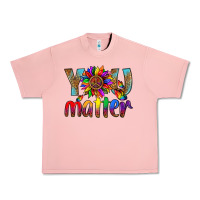 Salmon Lgbtq You Matter With Leopard Urban Heavy Tee - BundleAndBundleShop