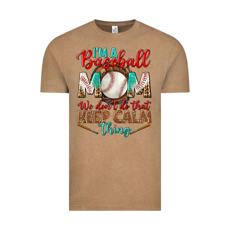 I'm A Baseball Mom We Don't Do That Vintage Tee by BundleAndBundleShop | Teevron