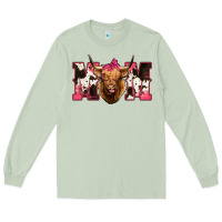 Matcha Highland Cow Mom Long Sleeve Tee - Bettercallsaul
