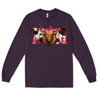 Plum Highland Cow Mom Long Sleeve Tee - Bettercallsaul