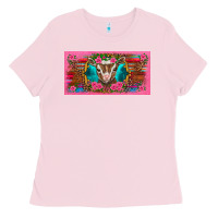 Bubblegum Pink western baby boer goat pink flowers serape leopard pink glitter patter Ladies Tee - BarkalooDesign