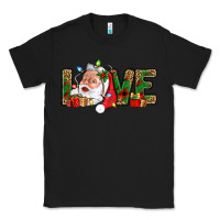Black Love And Santa With Gift Boxes Classic Tee - BundleAndBundleShop
