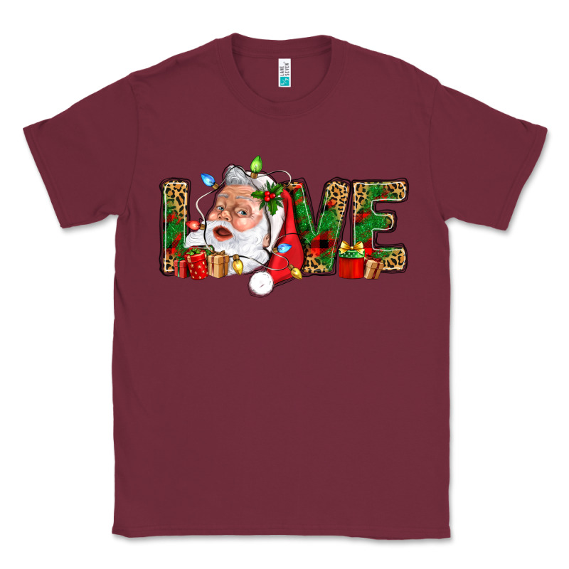 Love And Santa With Gift Boxes Classic Tee by BundleAndBundleShop | Teevron