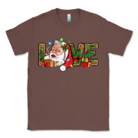 Chestnut Love And Santa With Gift Boxes Classic Tee - BundleAndBundleShop