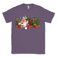 Lavender Love And Santa With Gift Boxes Classic Tee - BundleAndBundleShop