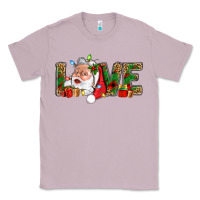 Lilac Love And Santa With Gift Boxes Classic Tee - BundleAndBundleShop
