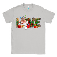 Moon Dust Love And Santa With Gift Boxes Classic Tee - BundleAndBundleShop
