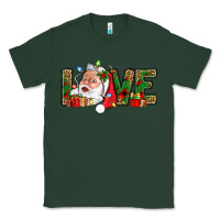 Sports Green Love And Santa With Gift Boxes Classic Tee - BundleAndBundleShop