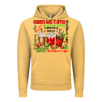 Vintage Mustard Christmas coffee Vintage Hoodie - MaliasSmallBusiness
