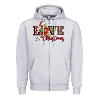 Love Christmas Gingerbread Zipper Hoodie | Teevron