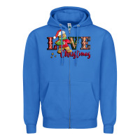 True Royal love christmas gingerbread Zipper Hoodie - CowGirlArtShop