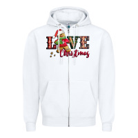 White love christmas gingerbread Zipper Hoodie - CowGirlArtShop