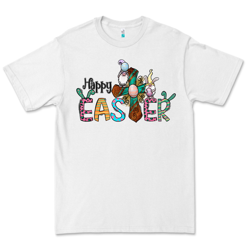 Cross Rabbit Gnomes Happy Easter Premium Tee by Jasminsmagicworld | Teevron