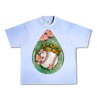 Grape Ice baseball and western roses teardrop  6 Urban Heavy Tee - BundleAndBundleShop