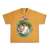 Peanut Butter baseball and western roses teardrop  6 Urban Heavy Tee - BundleAndBundleShop
