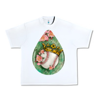 White baseball and western roses teardrop  6 Urban Heavy Tee - BundleAndBundleShop